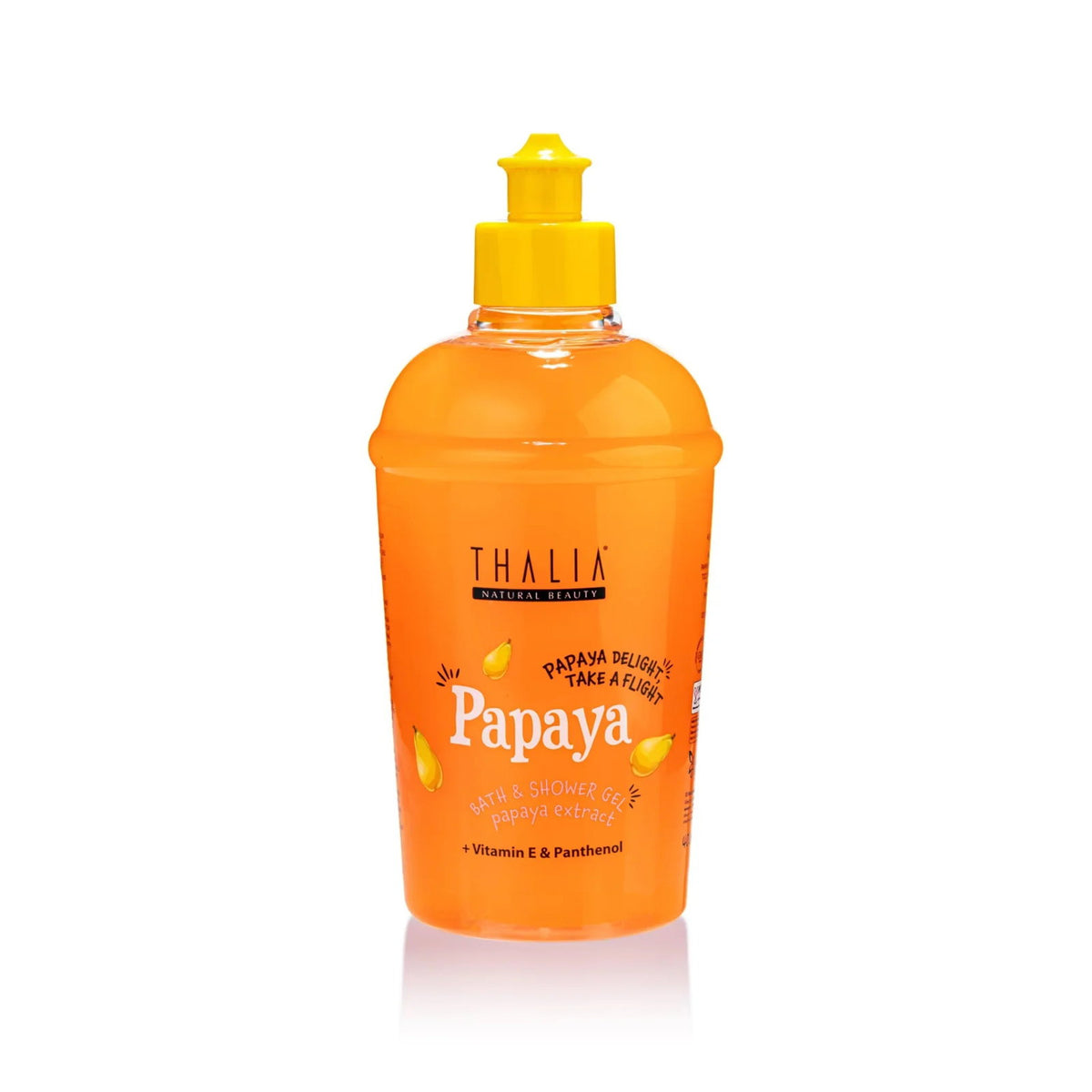 Thalia Natural Beauty, Papaya, Cleansing & Hydrating, Liquid Soap, For Body & Hands, 400 ml
