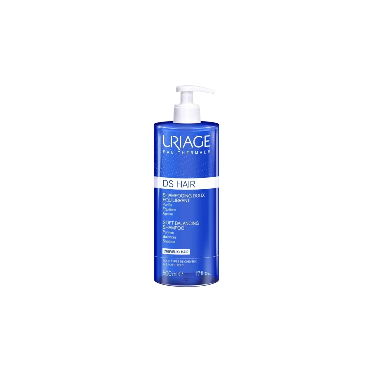 Uriage DS Hair Champú Suave Equilibrante 500 ml