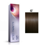 Wella Professionals, Illumina Color, Permanent Hair Dye, 4/ Medium Chestnut, 60 ml