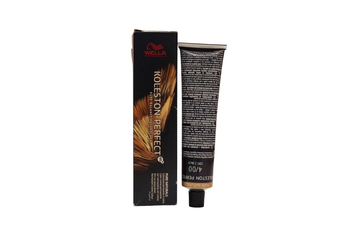 Wella Professionals Koleston Perfect Me+ Tinte permanente para el cabello 4/00 Castaño medio natural intenso 60 ml Tester