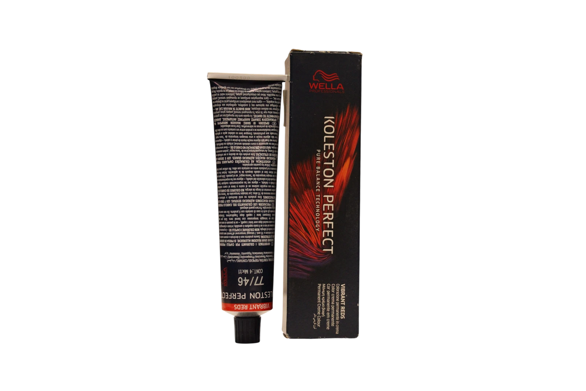 Wella Professionals Koleston Perfect Tinte Permanente para el Cabello 77/46 Rubio Medio Rojo Violeta Intenso 60 ml Tester