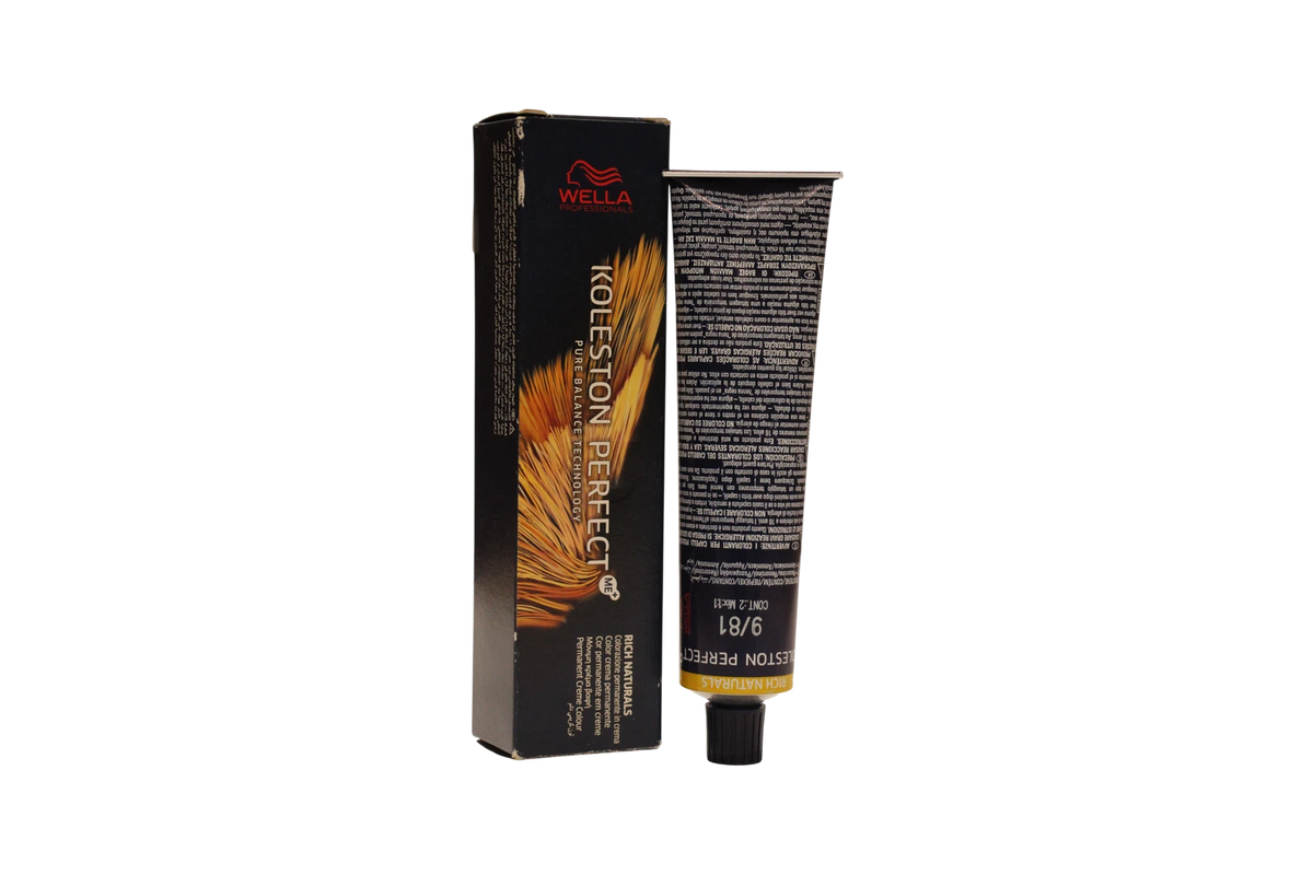 Wella Professionals Koleston Perfect Tinte Permanente para el Cabello 9/81 Rubio Muy Claro Perla Ceniza 60 ml Tester